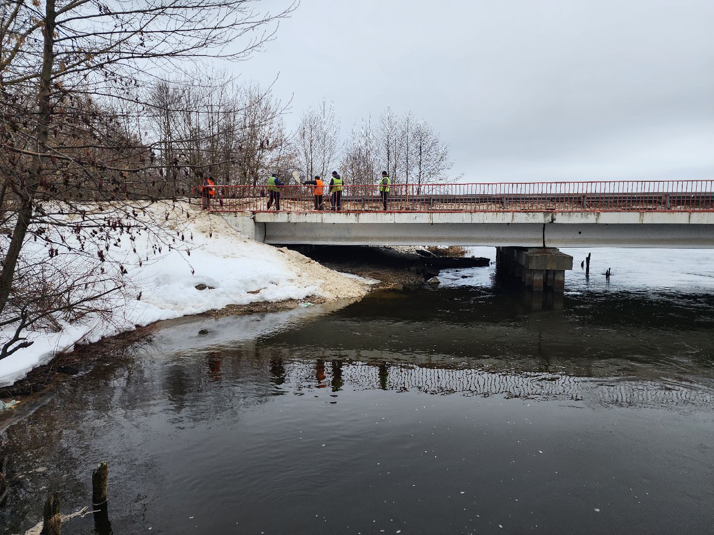 мосавтодор, шатура, очистка мостов, жкх и благоустройство, жкх подмосковье, уборка снега и наледи,
