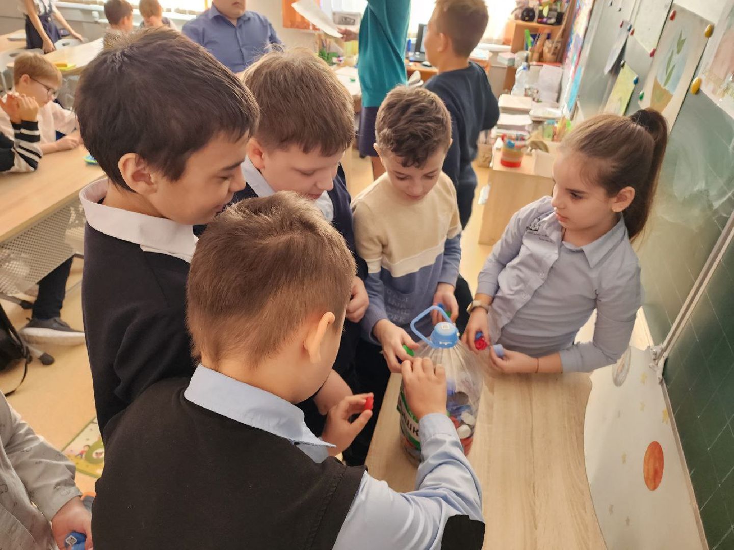 чехов, образование, экоурок, мусор, мегабак, дети, школа,