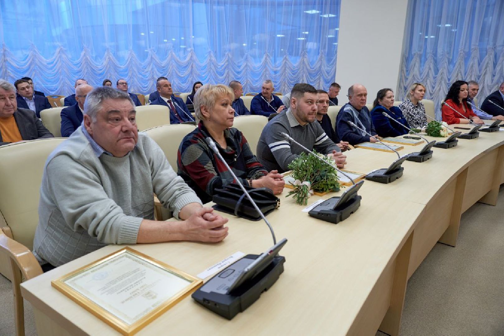 ДПМО, Дом правительства Московской области, РИАМО, Региональное информационное агентство Московской области, проект Собкоры портала Региональное информационное агентство Московской области РИАМО, проект Собкоры РИАМО, Министр жилищно-коммунального хозяйства Московской области Антон Велиховский, Ксения Андрианова-Карцева, руководитель проекта Собкоры РИАМО Ксения Андрианова-Карцева, Красногорск, ЖКХ, награждение,Вице-губернатор Московской области Евгений Хромушин, Глава телеканала 360 Алексей Каклюгин,