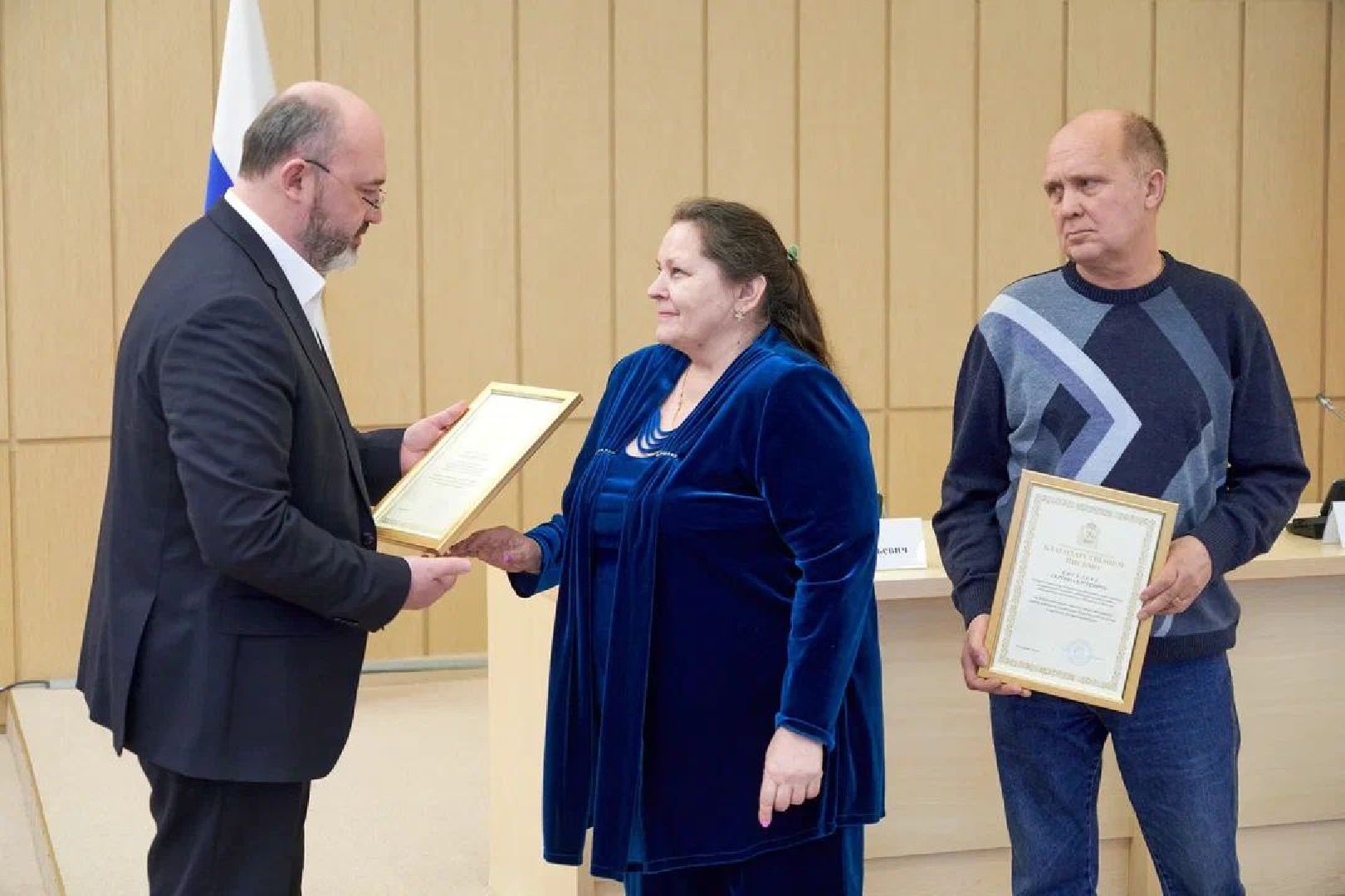 ДПМО, Дом правительства Московской области, РИАМО, Региональное информационное агентство Московской области, проект Собкоры портала Региональное информационное агентство Московской области РИАМО, проект Собкоры РИАМО, Министр жилищно-коммунального хозяйства Московской области Антон Велиховский, Ксения Андрианова-Карцева, руководитель проекта Собкоры РИАМО Ксения Андрианова-Карцева, Красногорск, ЖКХ, награждение,Вице-губернатор Московской области Евгений Хромушин, Глава телеканала 360 Алексей Каклюгин,