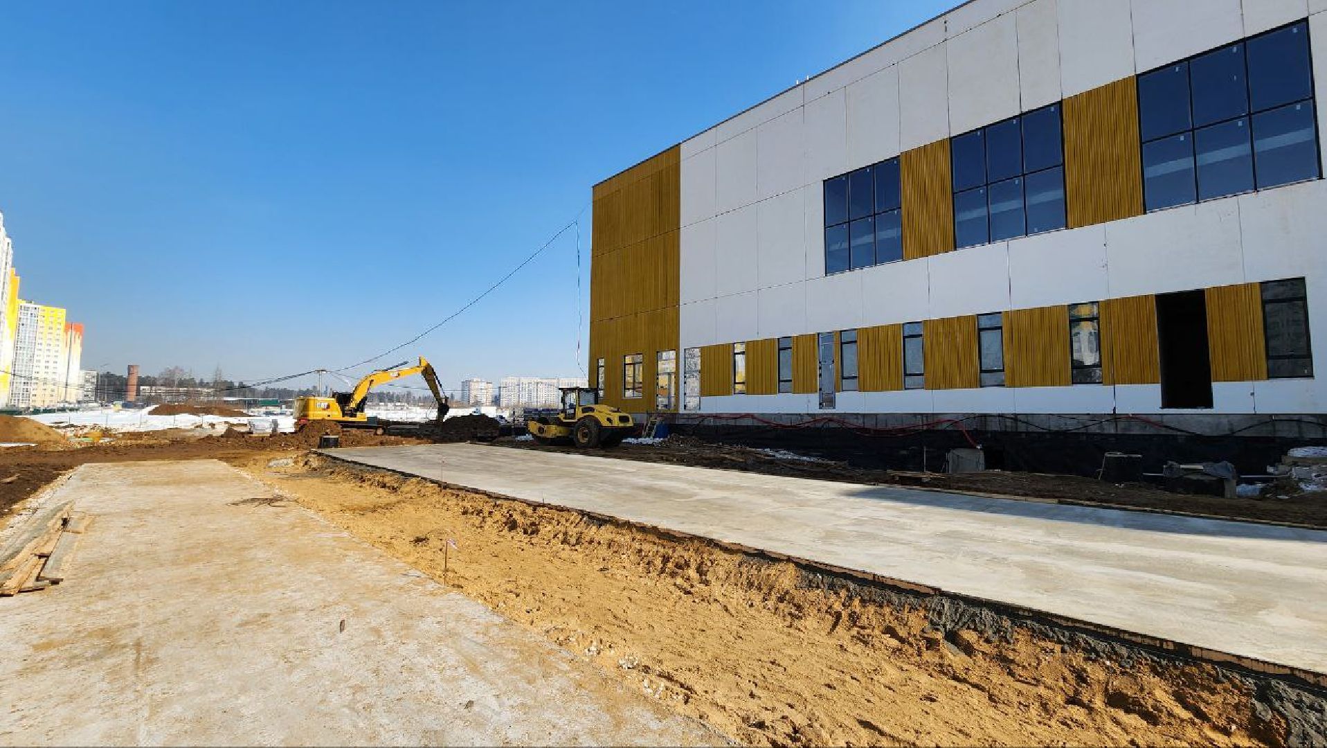 Солнечногорск, Деревня Голубое, Строительство, Школа,