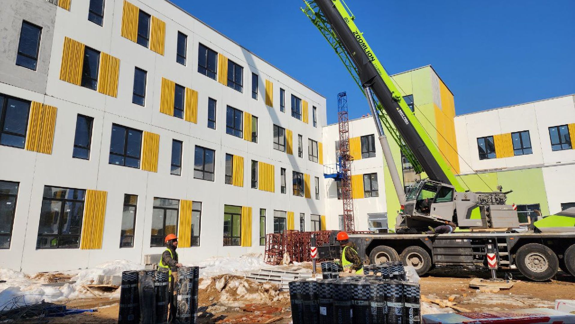 Солнечногорск, Деревня Голубое, Строительство, Школа,