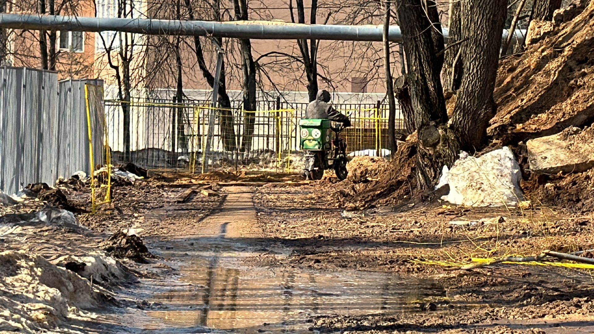 Одинцово, Строительство, Теплотрасса,