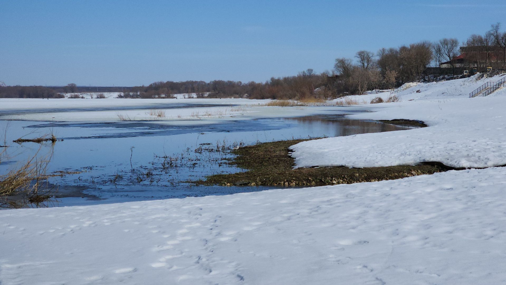 кашира, спасатели, водно-спасательная станция, паводок, река ока, ледоход,