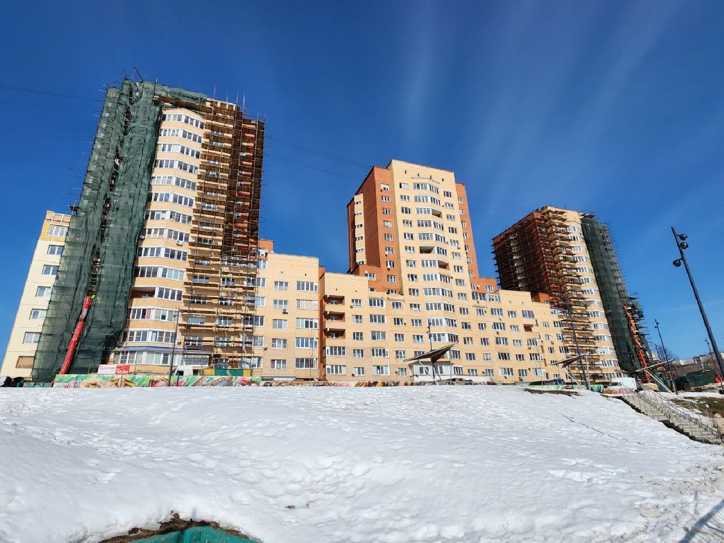 чехов, капитальный ремонт, мкд, обрушение стены, фасад,