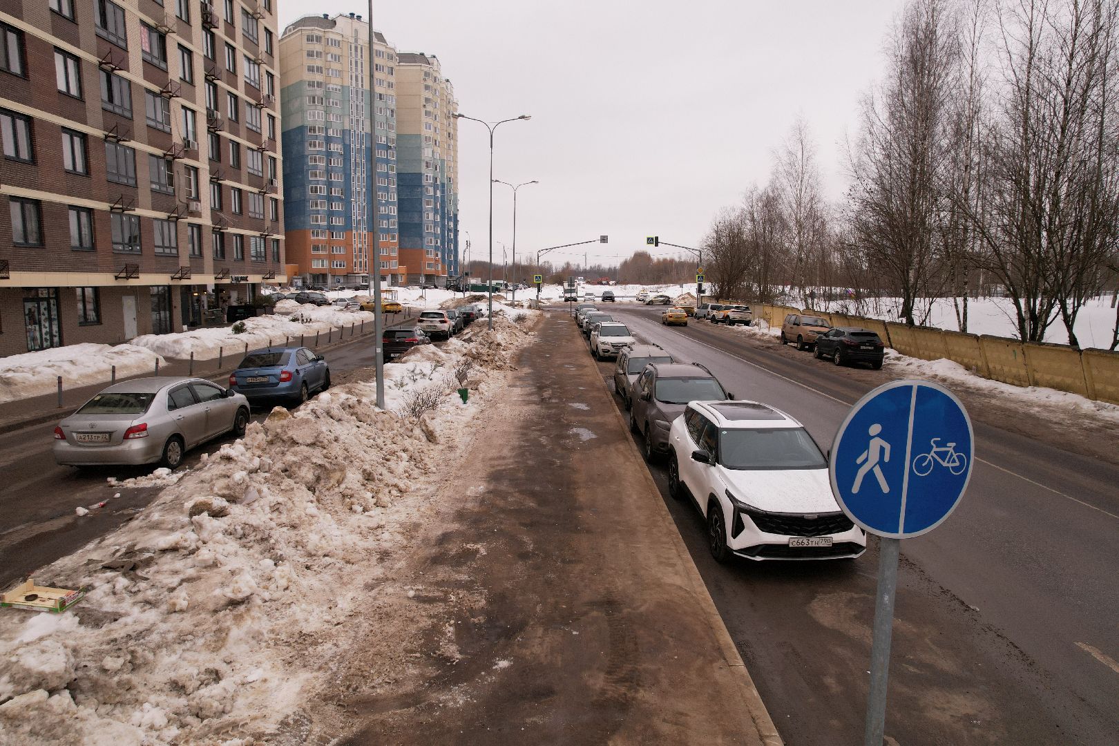 видео с коптера, дорога, балашиха,