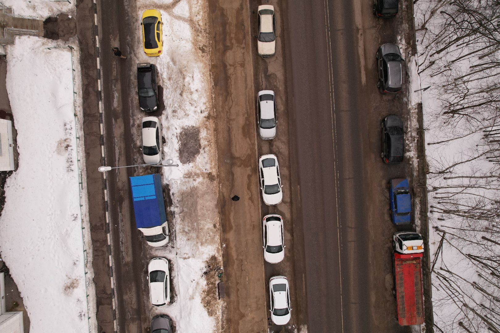 видео с коптера, дорога, балашиха,