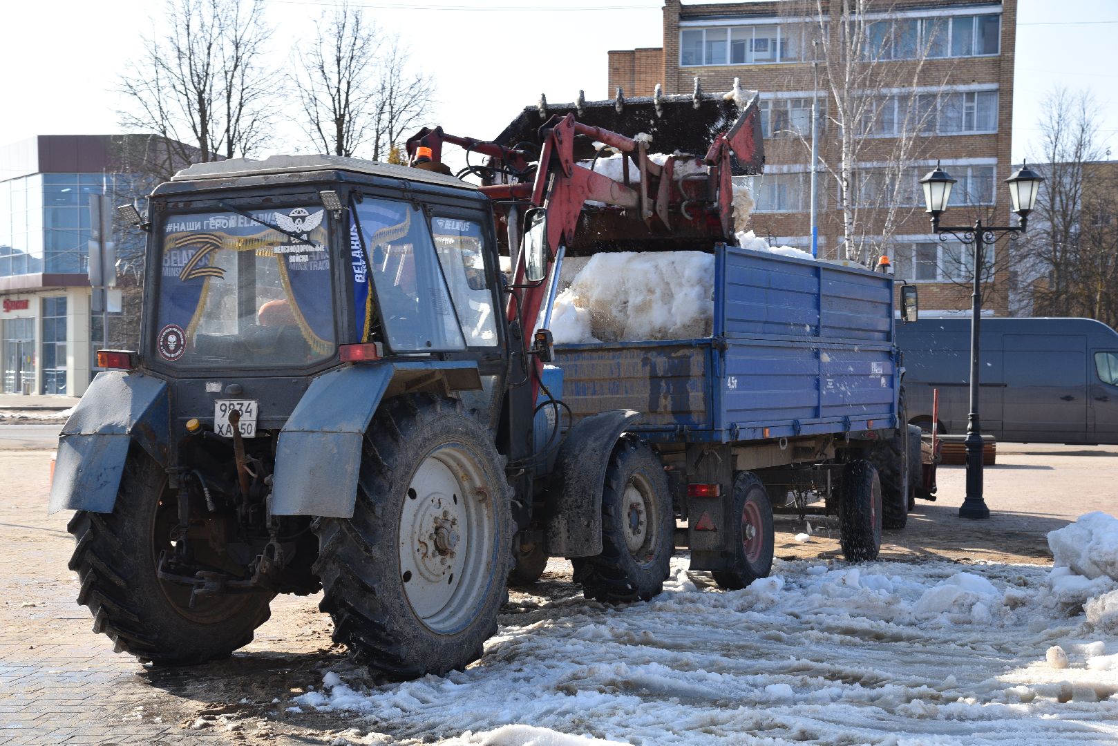 лотошино, вывоз снега, благоустройство,