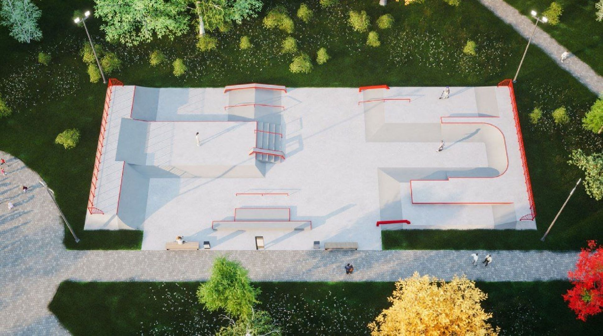 серпухов, подмосковье, комсомольский парк, скейт-парк,