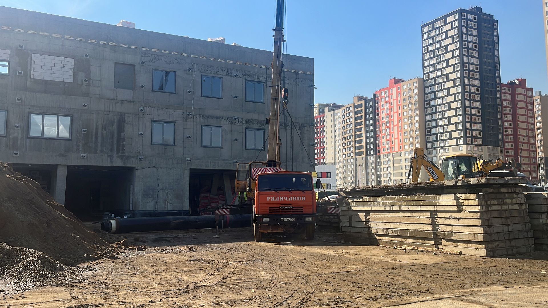 школа, новая школа, строительные работы, строительство школы,