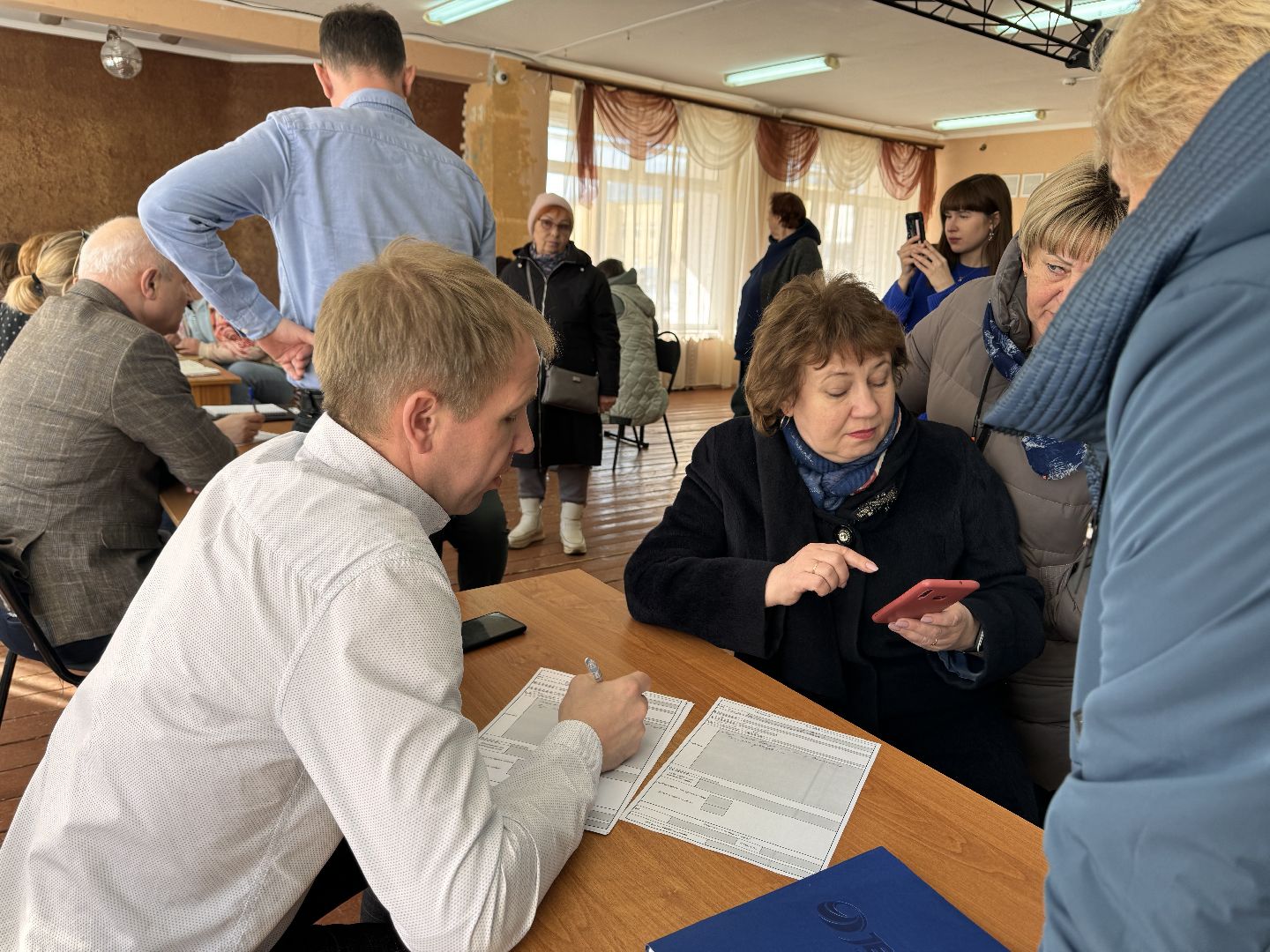 выездная администрация, встреча администрации с жителями, шаховская,