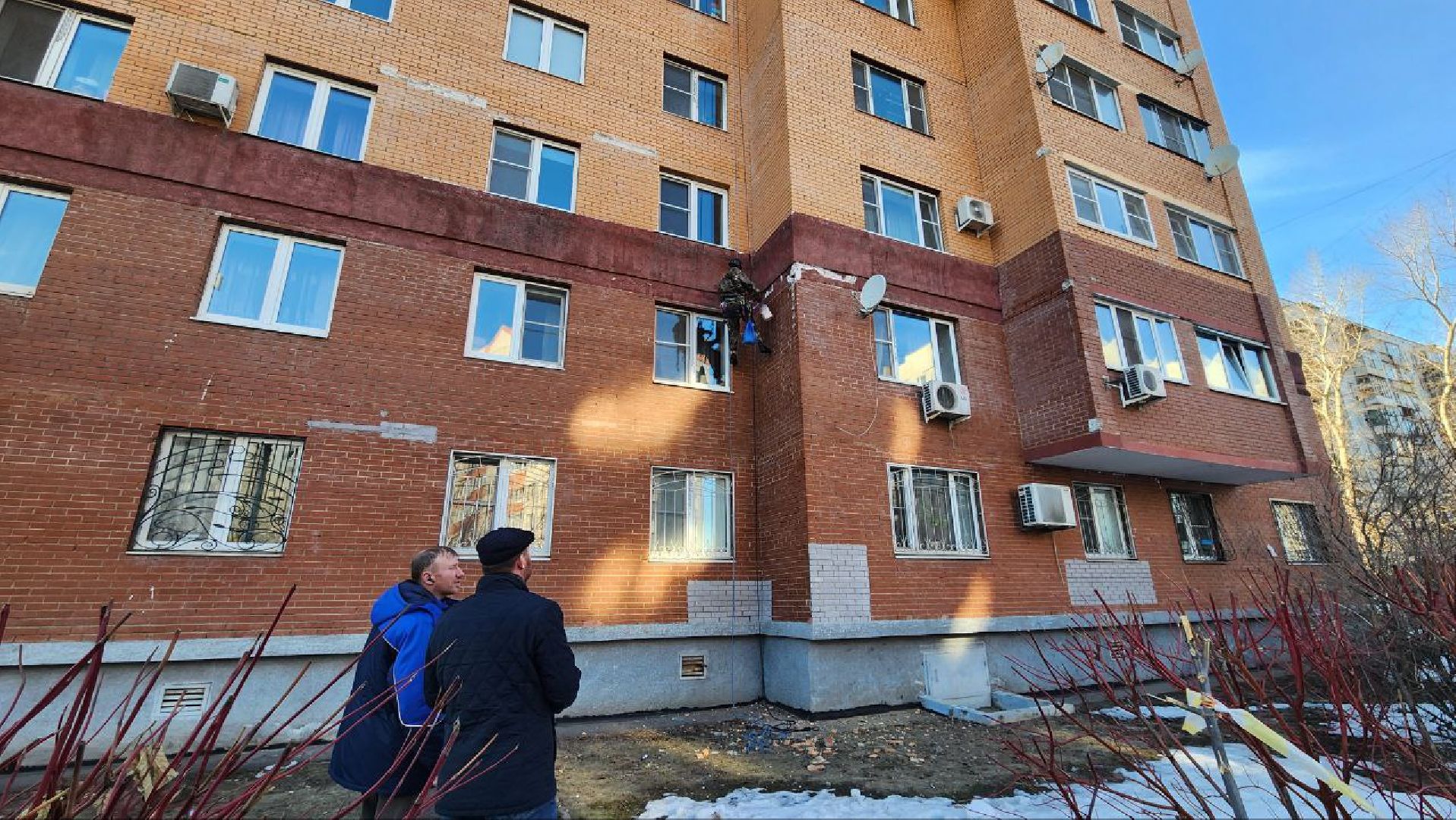 люберцы, ремонт, промышленные альпинисты, фасад,