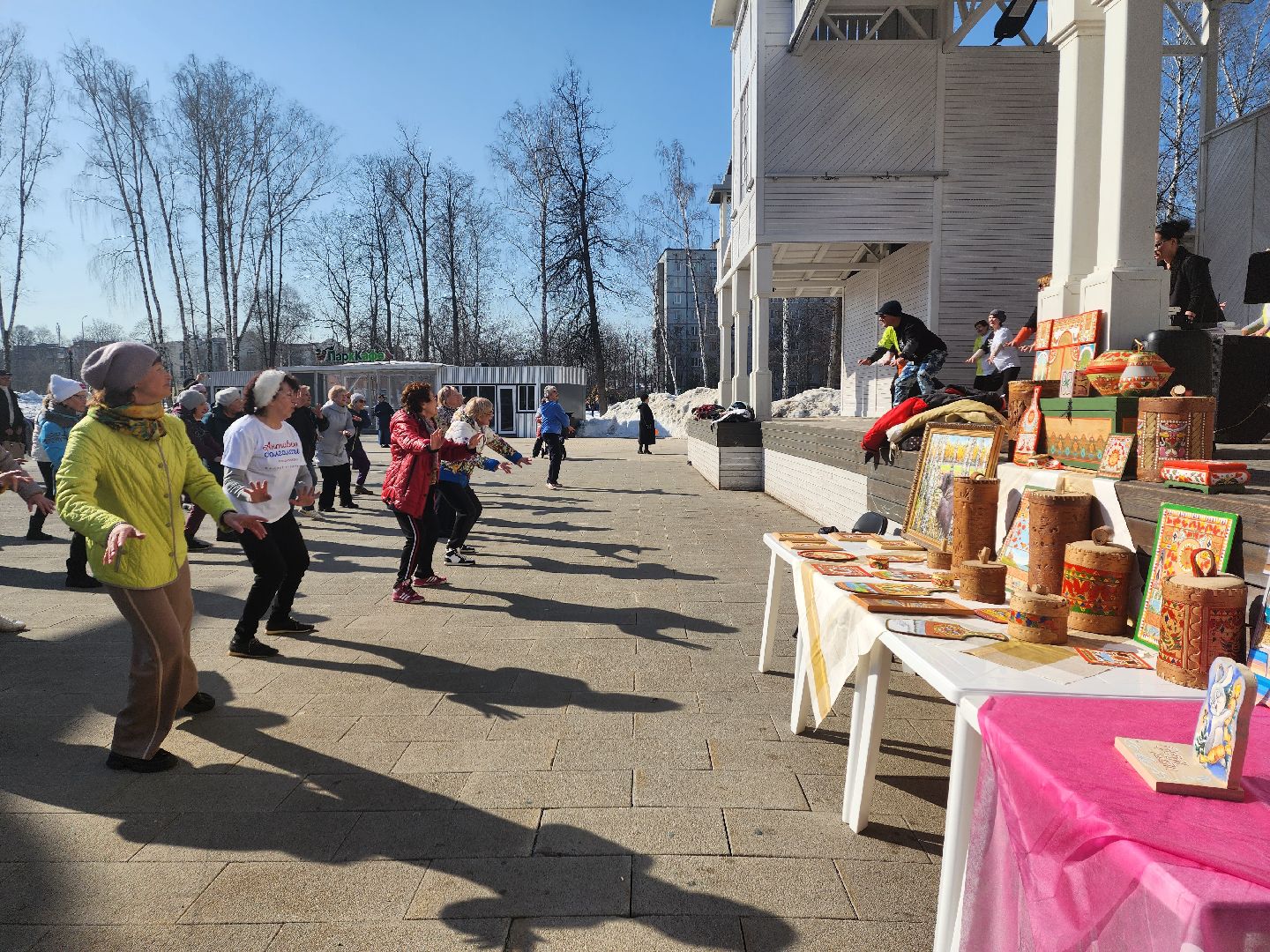 пушкино, активное долголетие, день открытых дверей, центральный парк, пожилые люди, творчество, спорт, танцы,