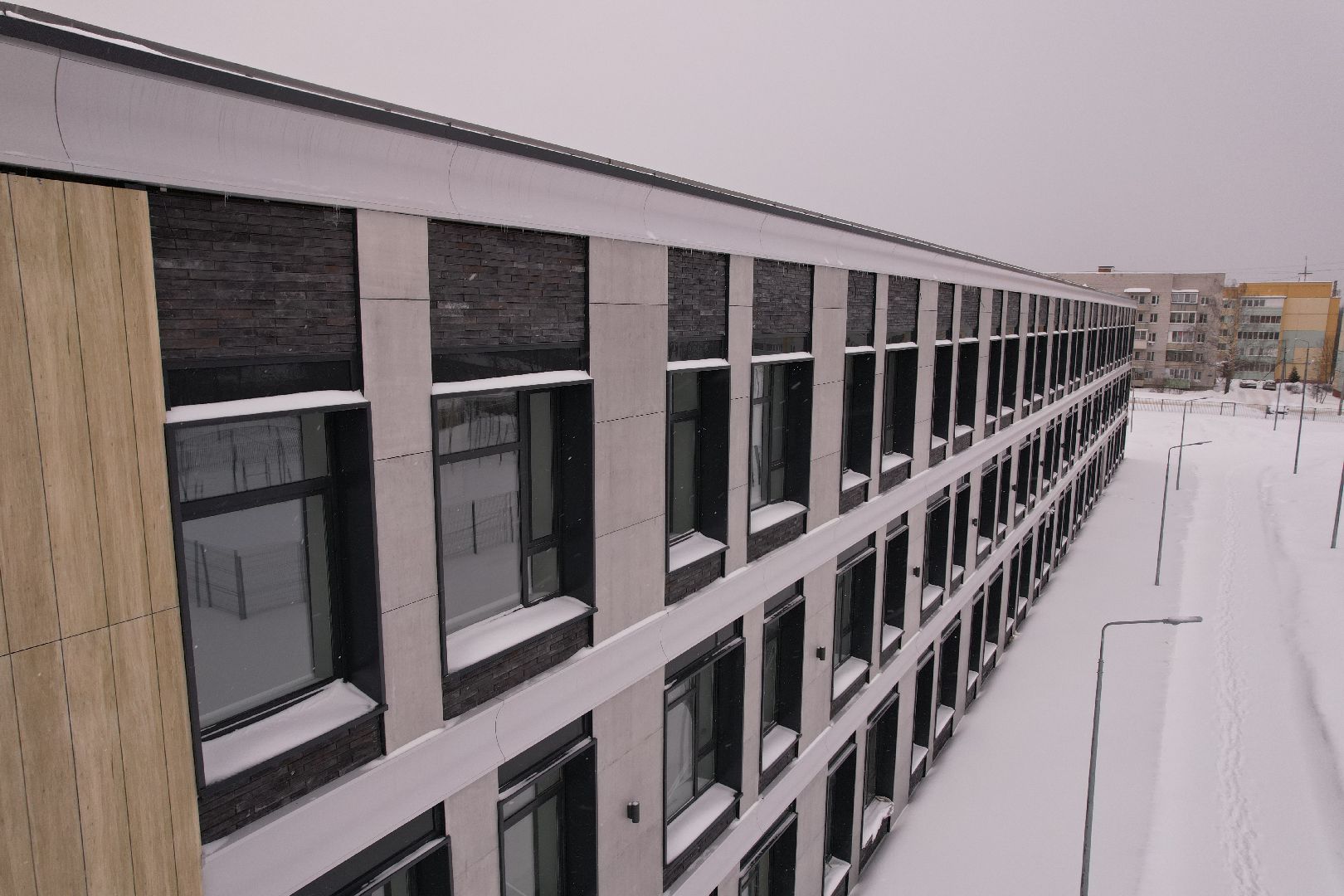 видео с коптера, орехово-зуево, школа,