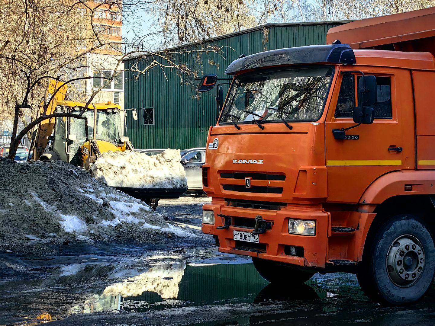 улицы, уборка, снег, тротуары,