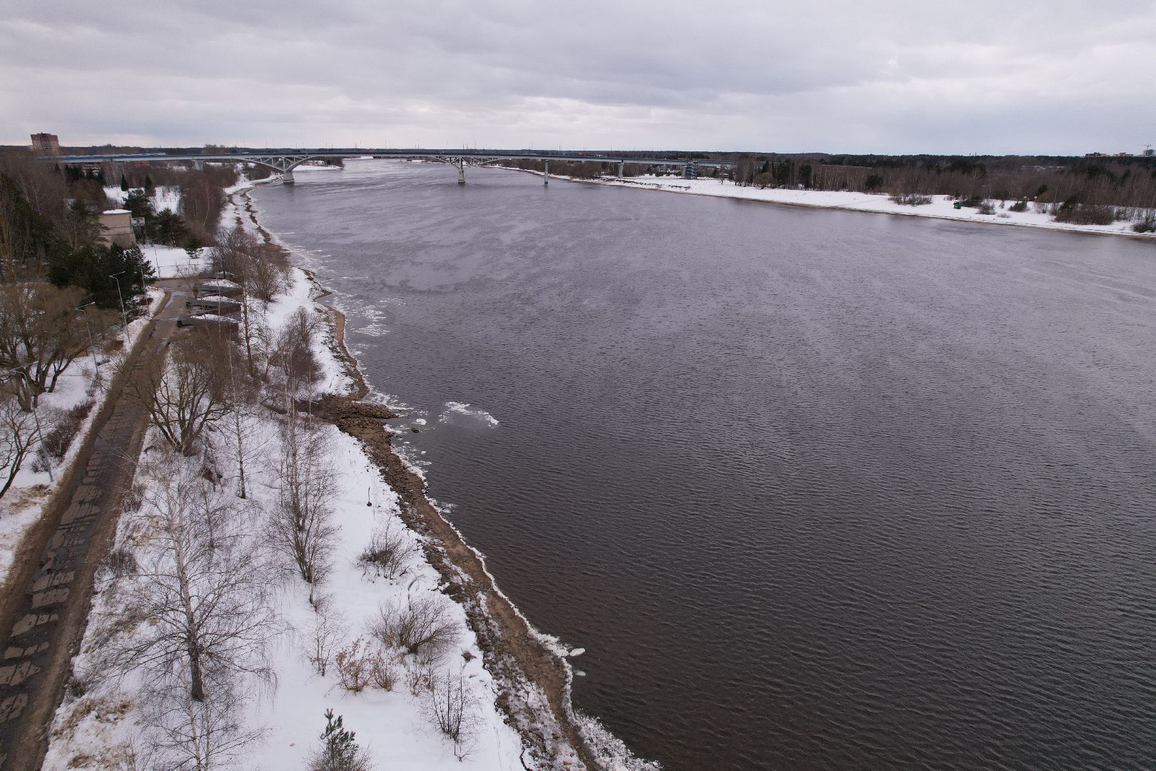 видео с коптера, дубна, строительство,