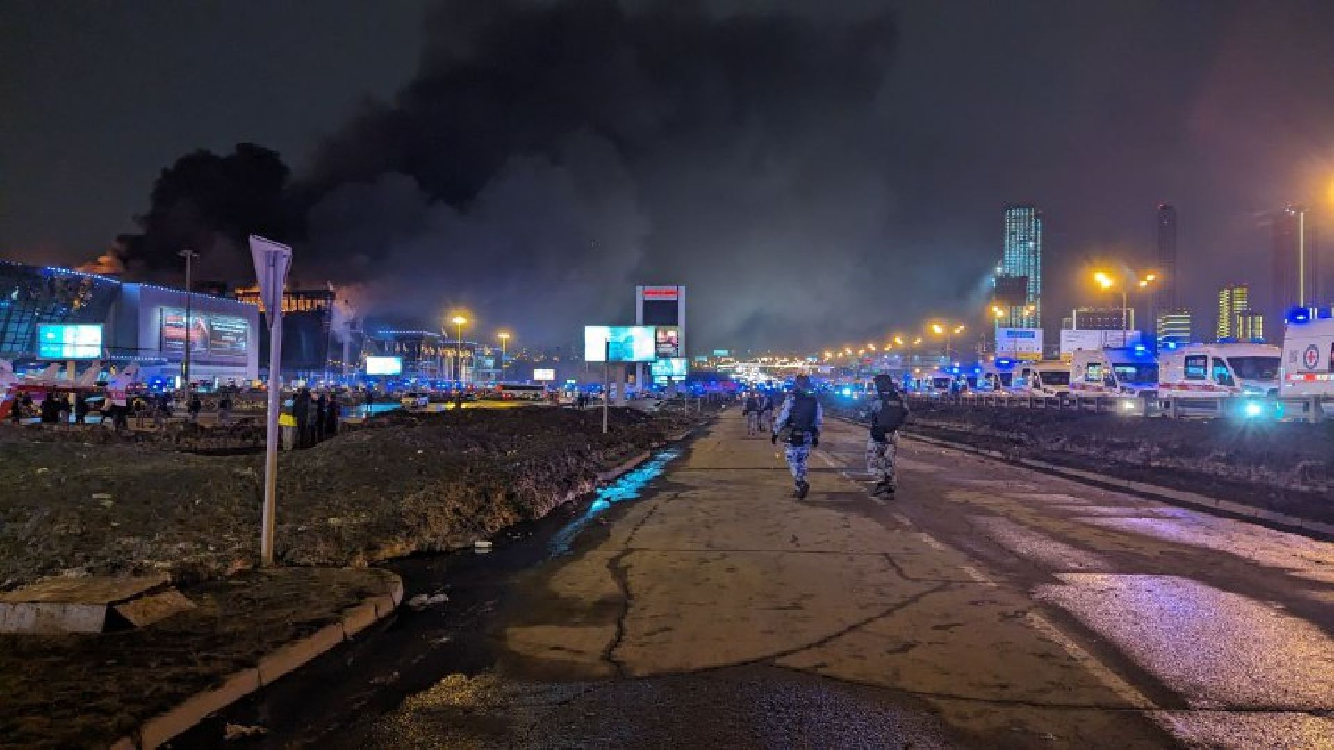 чп, пожар, теракт, крокус,