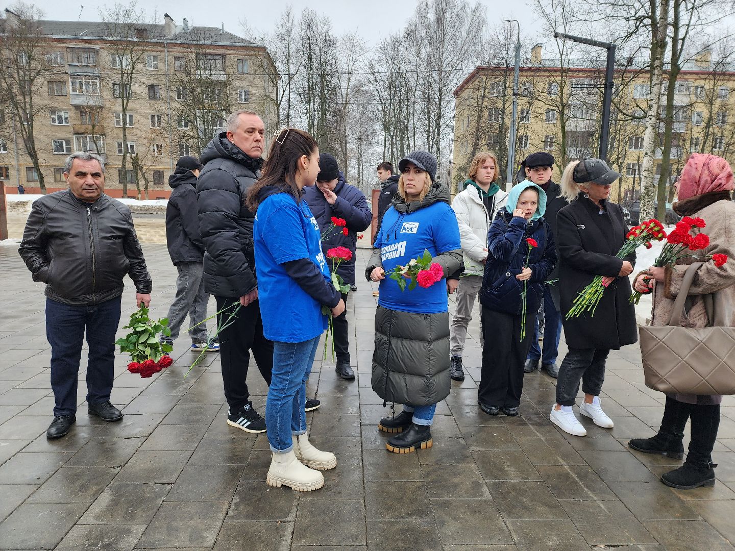 возложение цветов, скорбим, Долгопрудный,теракт,