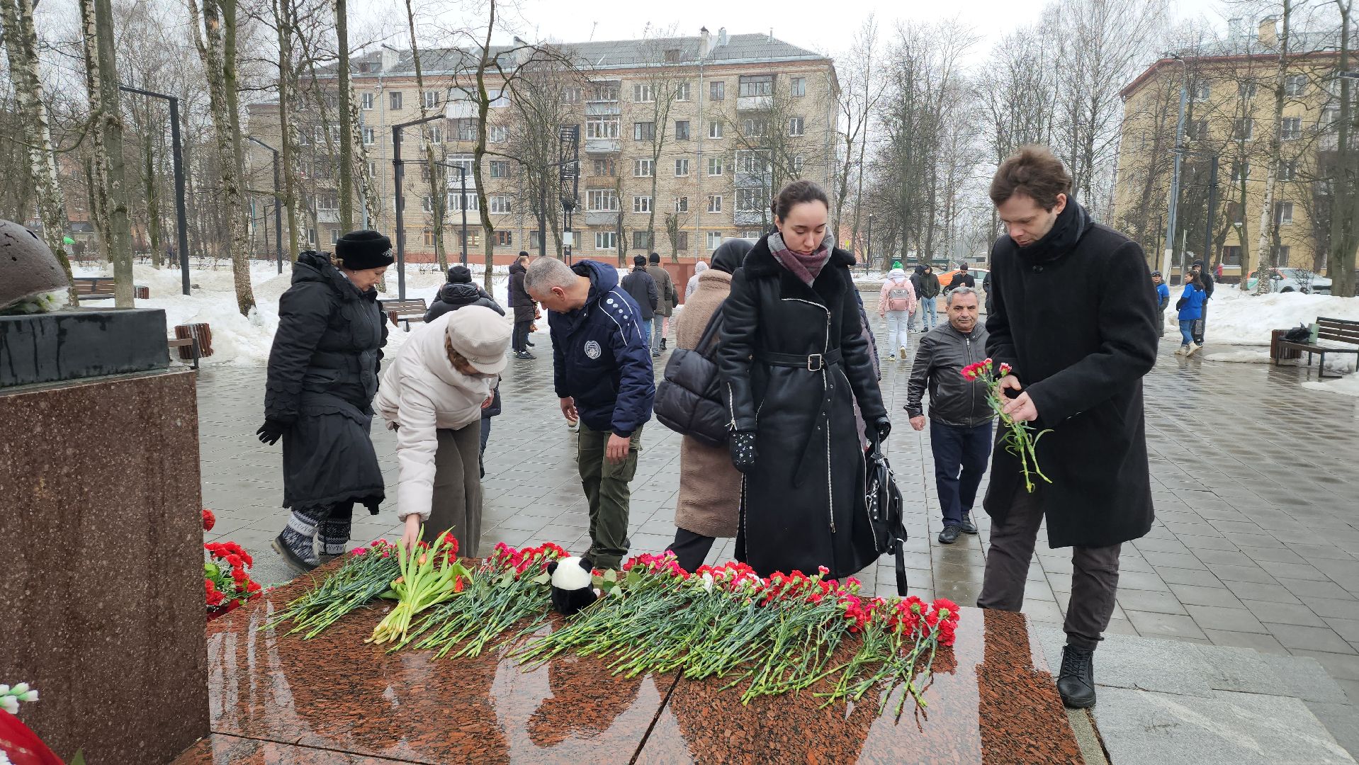 возложение цветов, скорбим, Долгопрудный,теракт,