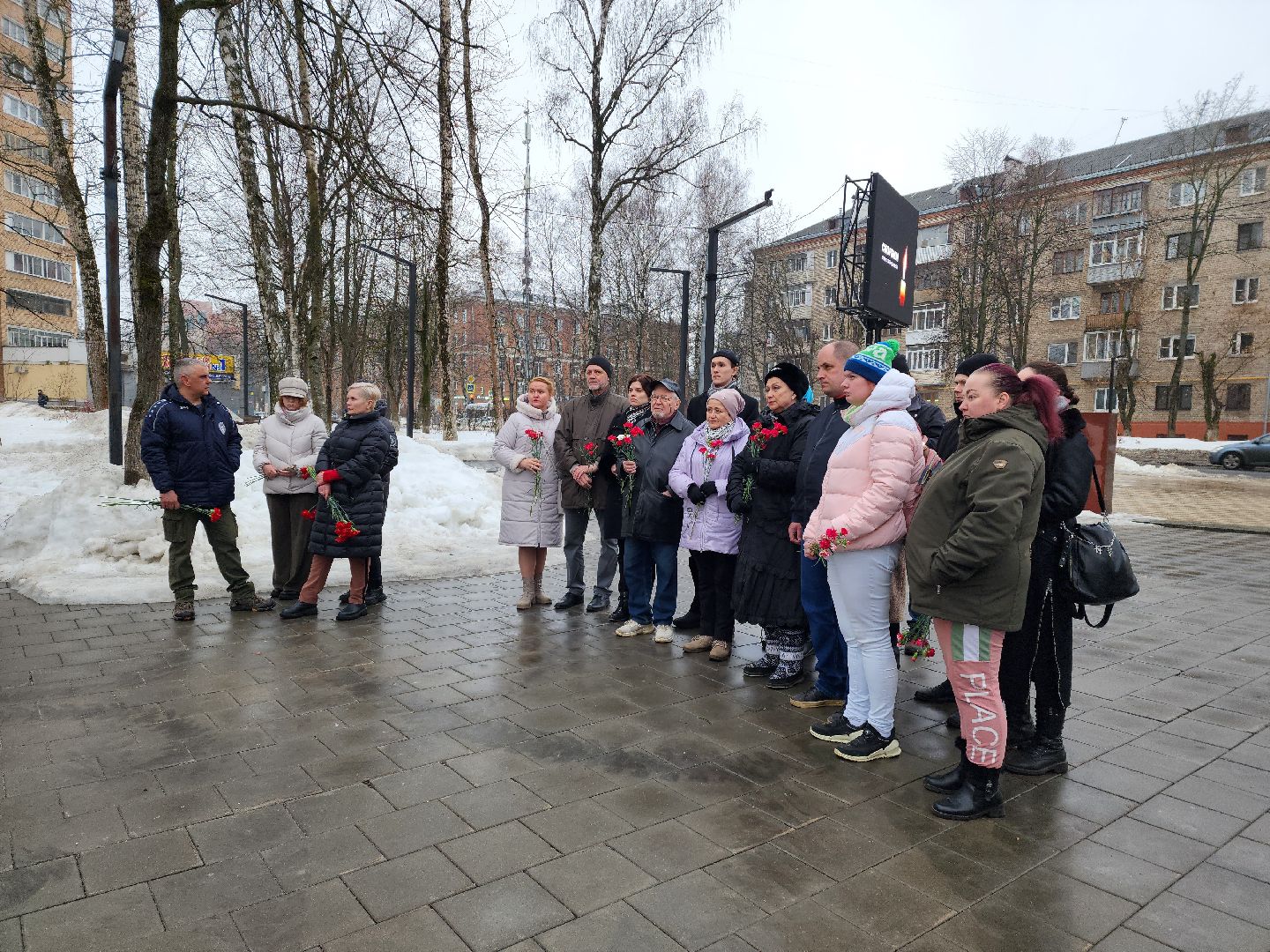возложение цветов, скорбим, Долгопрудный,теракт,