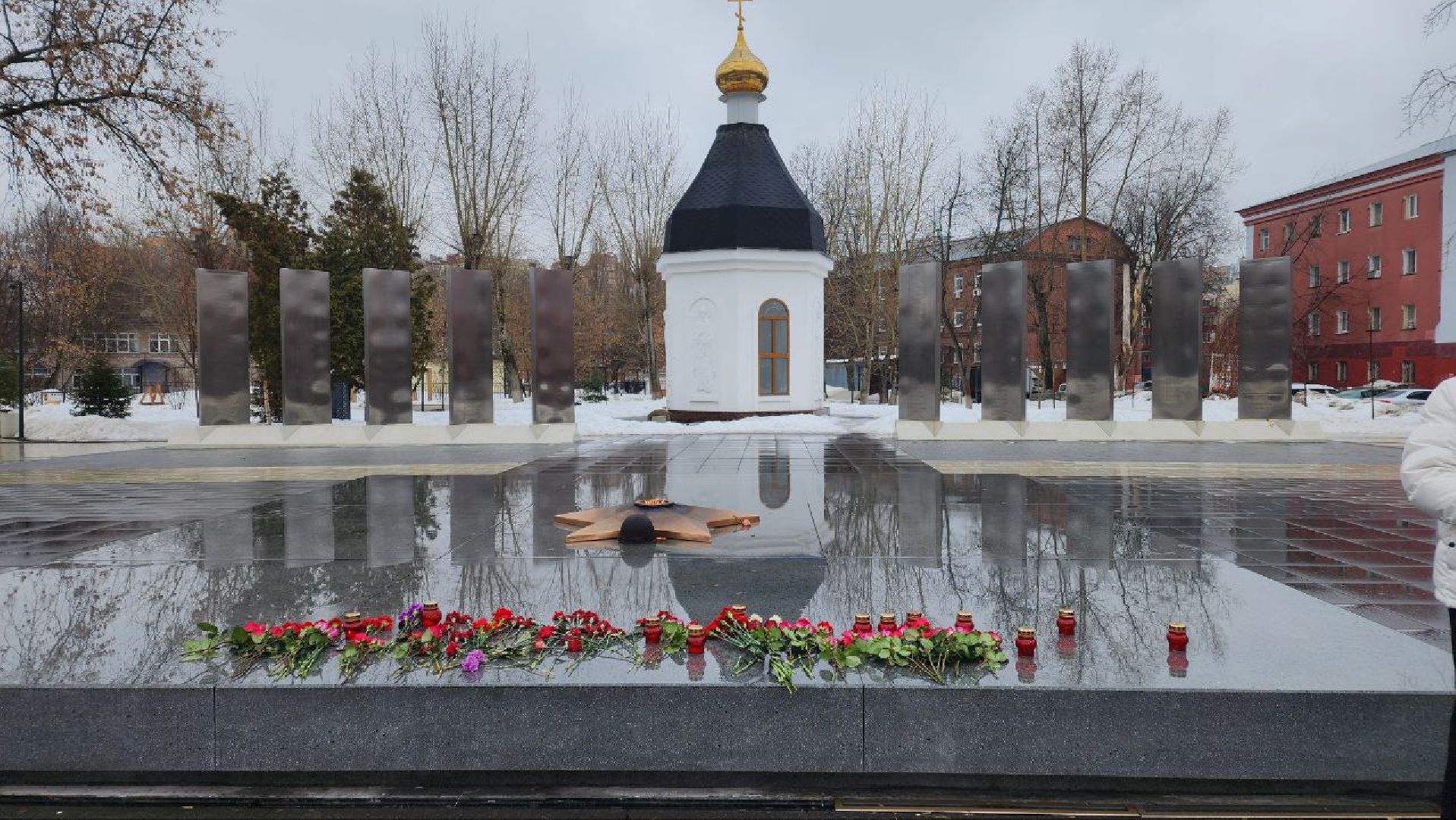 Реутов, акция, Мемориал, цветы, свечи,теракт,