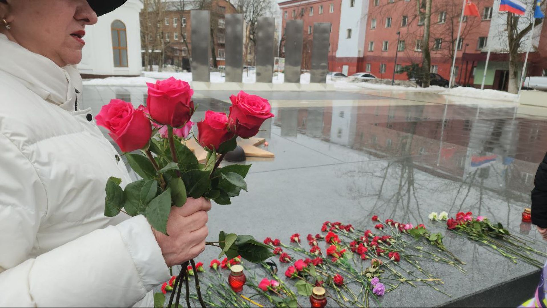 Реутов, акция, Мемориал, цветы, свечи,теракт,