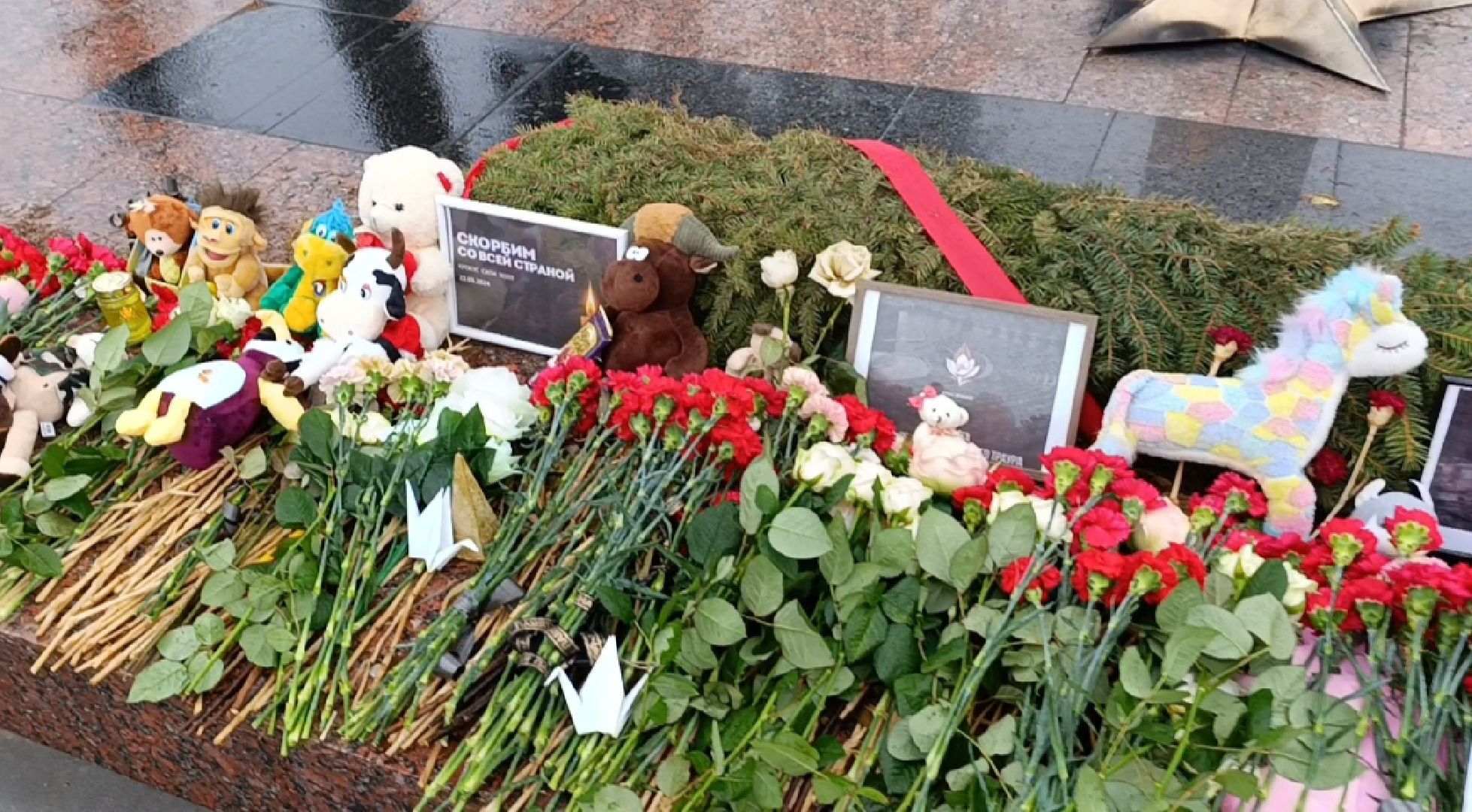 Бронницы, Возложение цветов, Крокус Сити Холл,теракт,