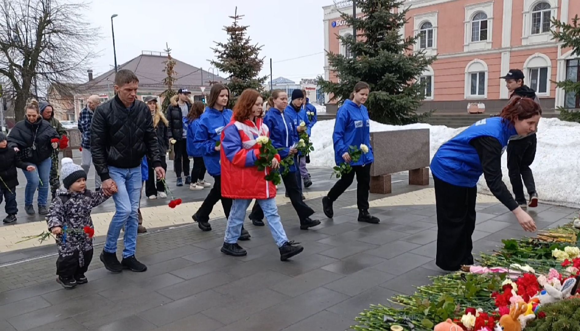 Бронницы, Возложение цветов, Крокус Сити Холл,теракт,