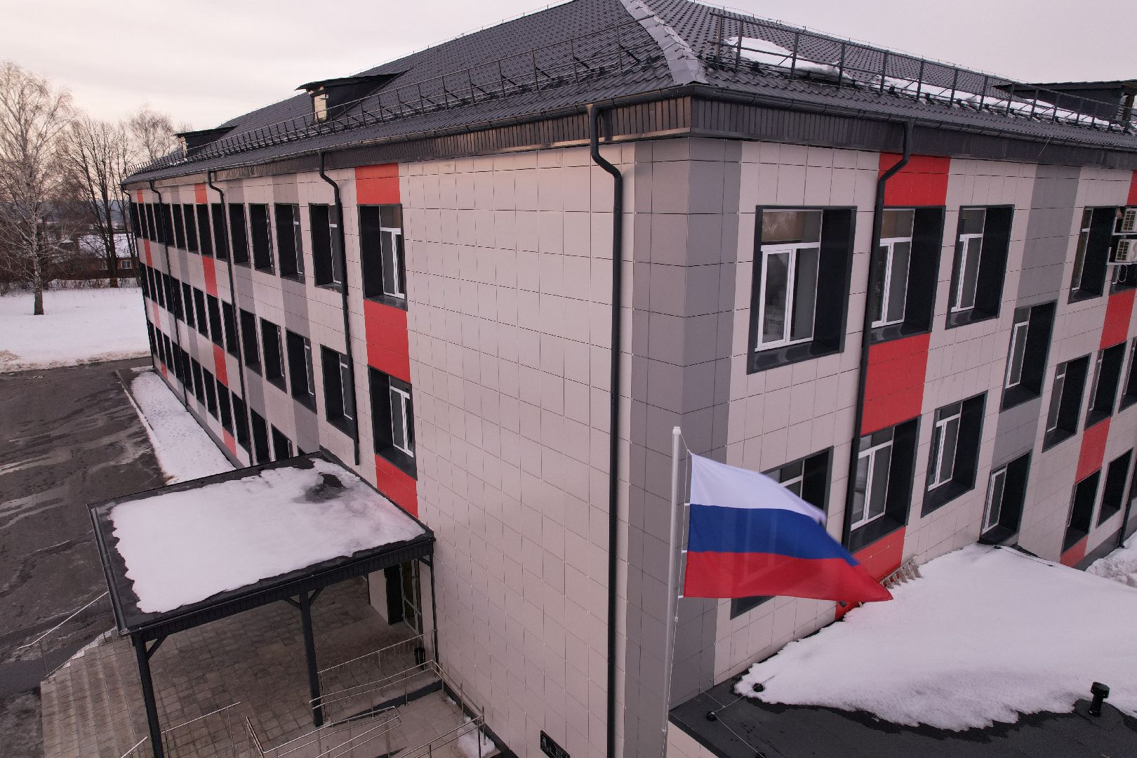 видео с коптера, школа, кашира,