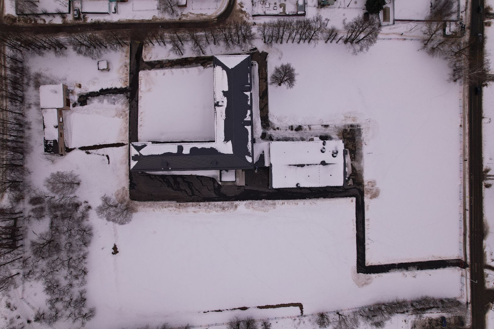 видео с коптера, школа, кашира,