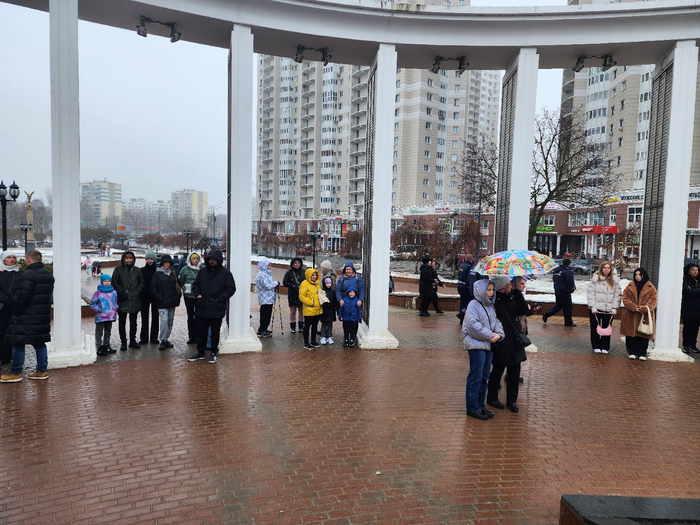 пушкино, мемориал,жители, митинг,теракт,