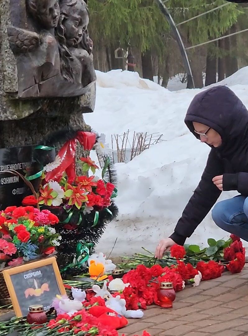Скорбь, Акция, Мемориал, Теракт, Цветы, Дубна,
