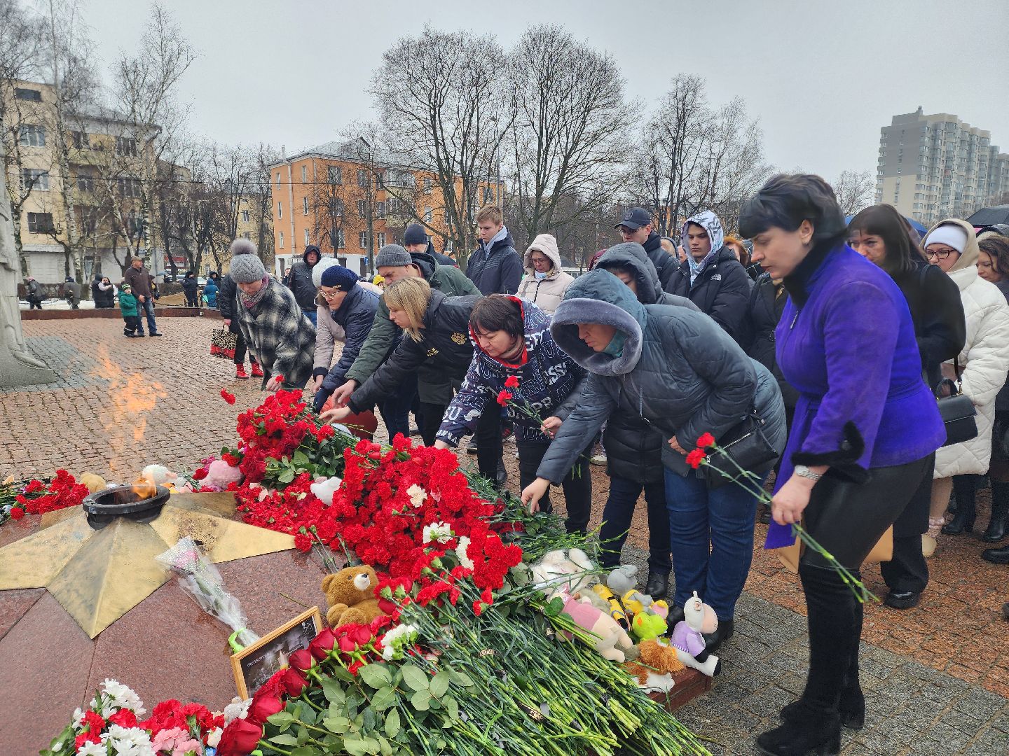 Подольск, День траура, Почтили память, Мемориал,теракт,