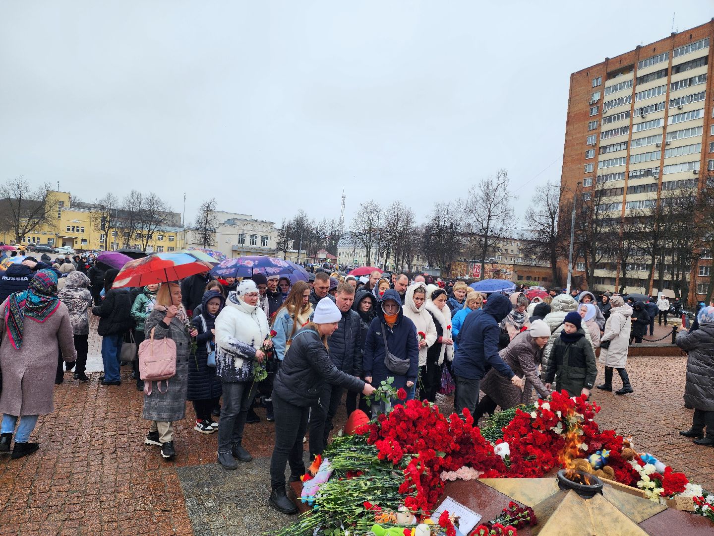 Подольск, День траура, Почтили память, Мемориал,теракт,