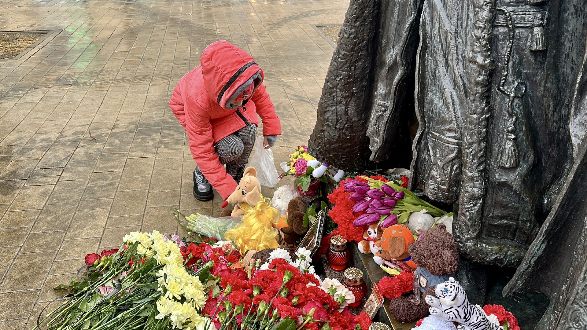 Клин, общество, теракт, память, акция памяти, Крокус,