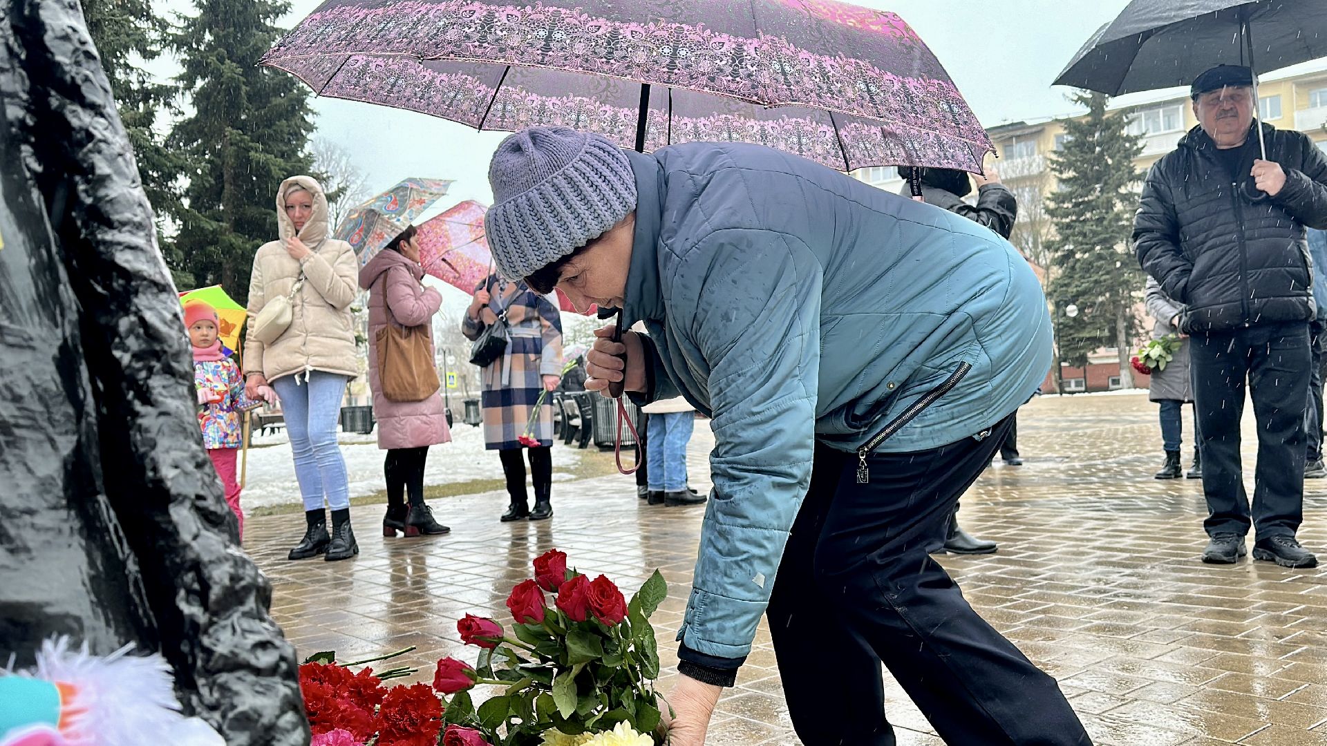 Клин, общество, теракт, память, акция памяти, Крокус,