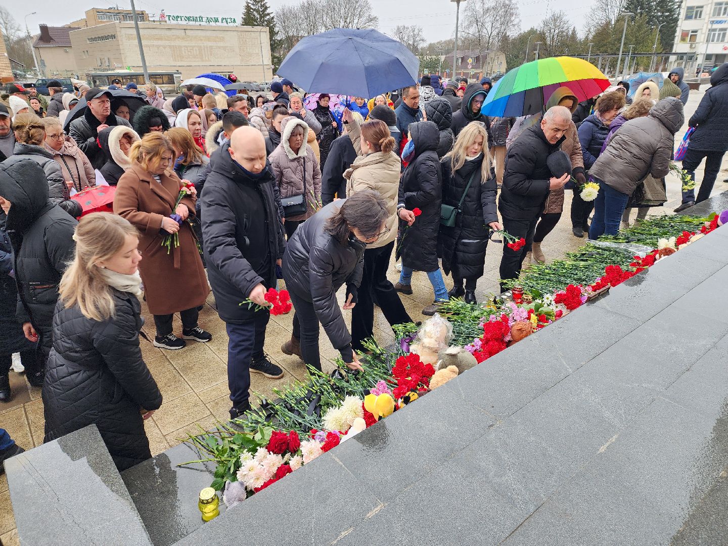 минута молчания, руза скорбит, траурный митинг, рузский городской округ, московская область, подмосковье, Руза,теракт,