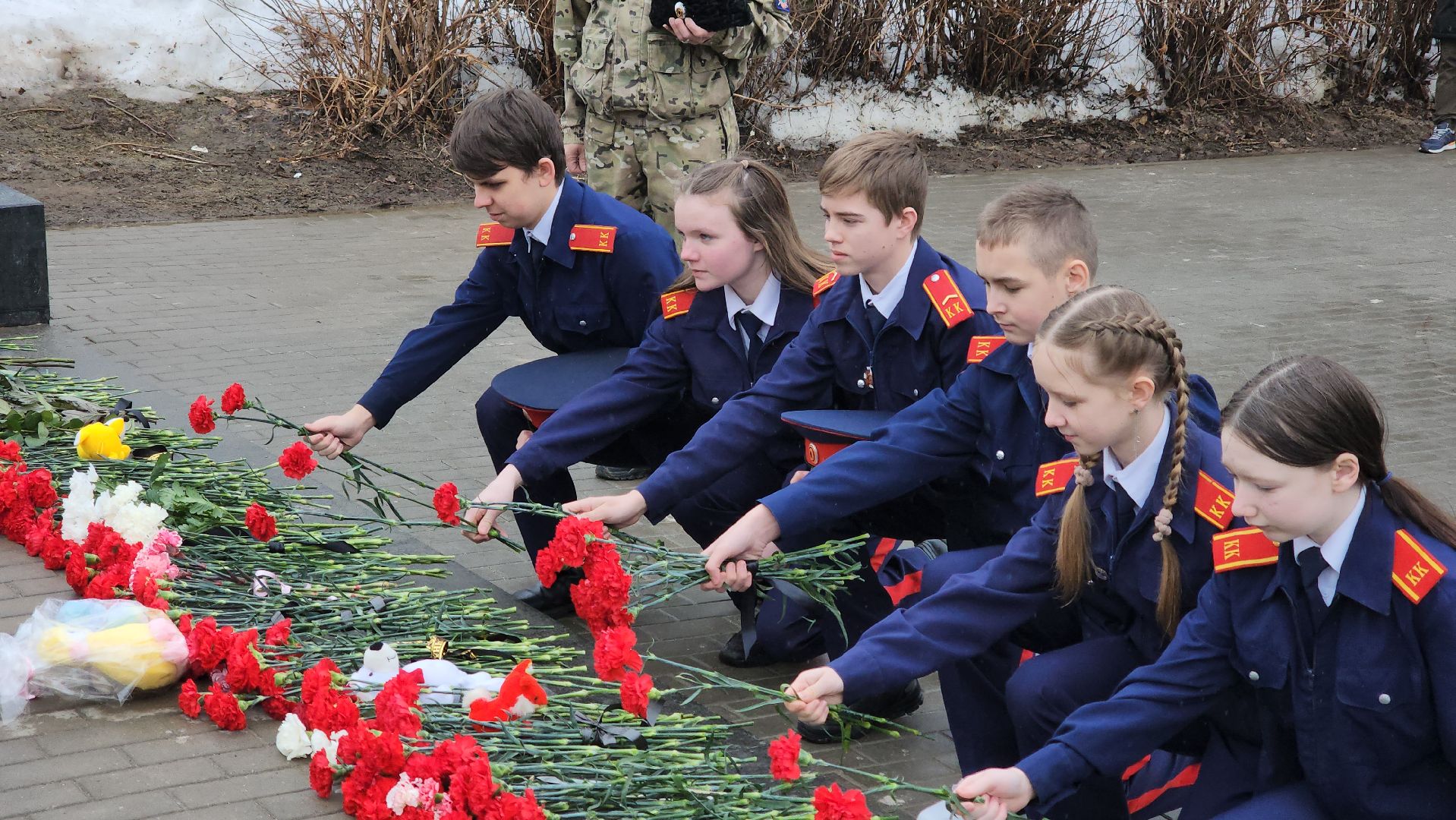 кашира, аллея славы, вечный огонь, общенациональный траур, крокус сити холл, красногорск, теракт,