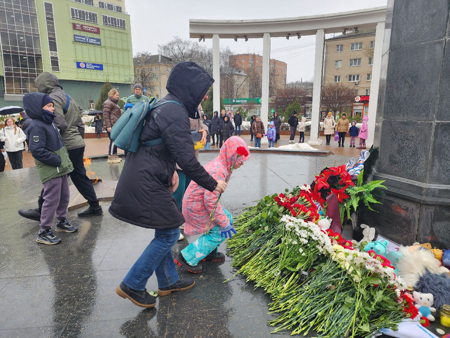 Пушкино, День траура,крокус сити, память,теракт,