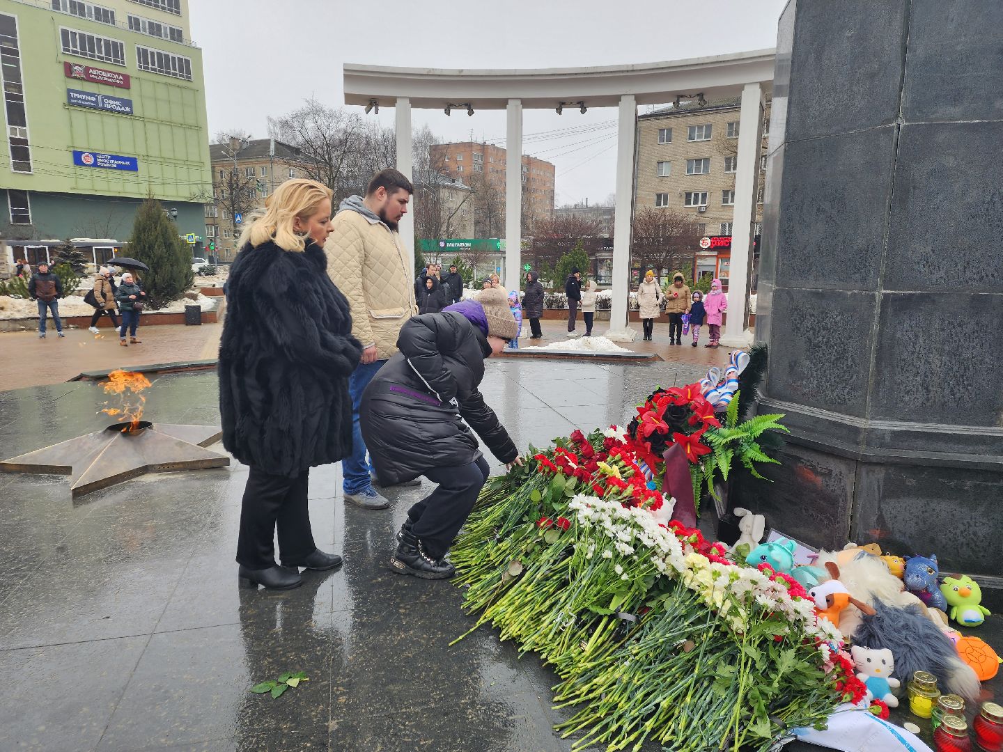 Пушкино, День траура,крокус сити, память,теракт,