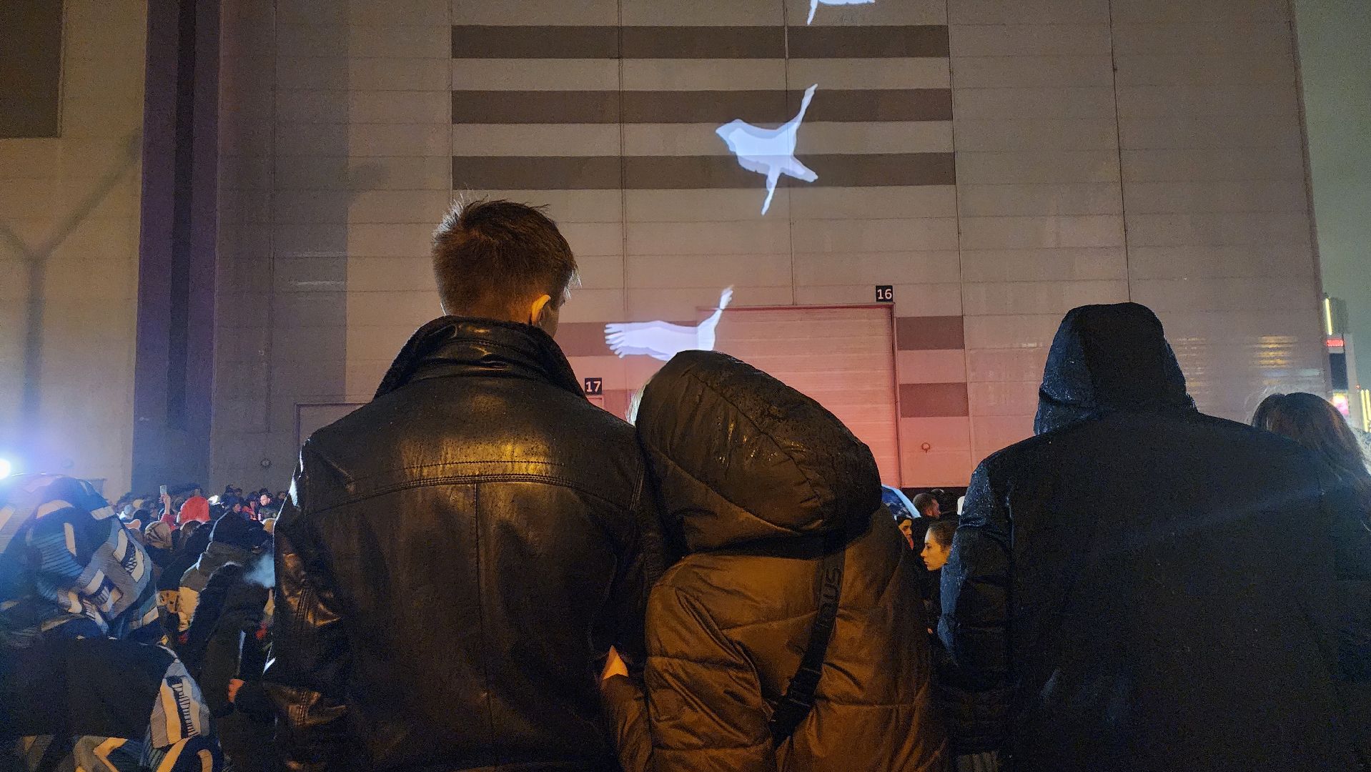 день общенационального траура, Крокус Сити Холл», Журавли», Красногорске, Мы вместе, проекция Журавли, акция памяти погибших,теракт,