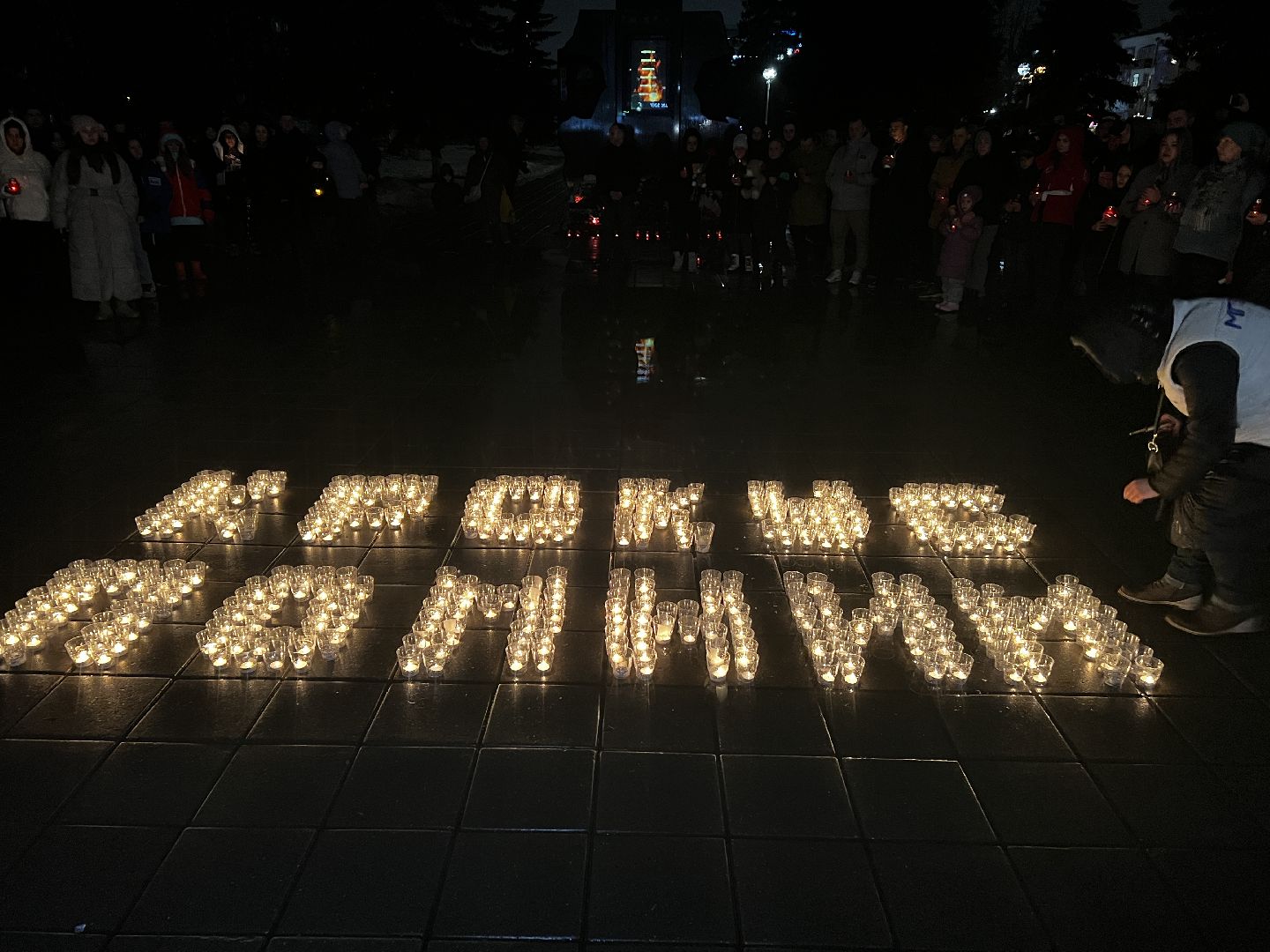 Солнечногорск, свеча памяти, стихийный мемориал, жители,теракт,