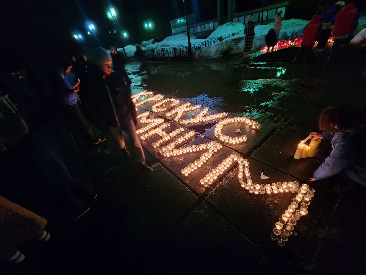 Дубна, Свеча памяти, Акция, Траур,теракт,