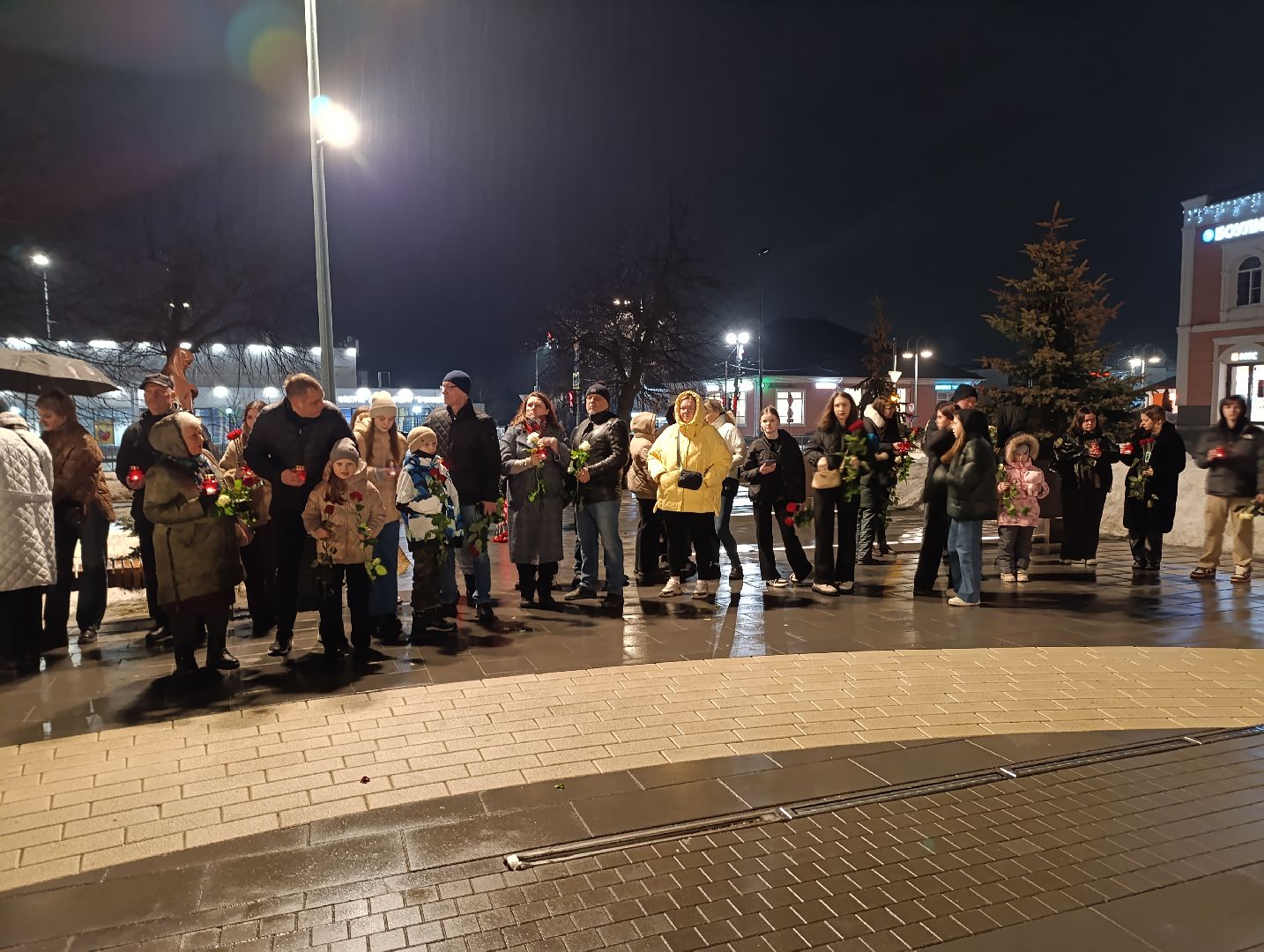 Бронницы, Свеча памяти,теракт,