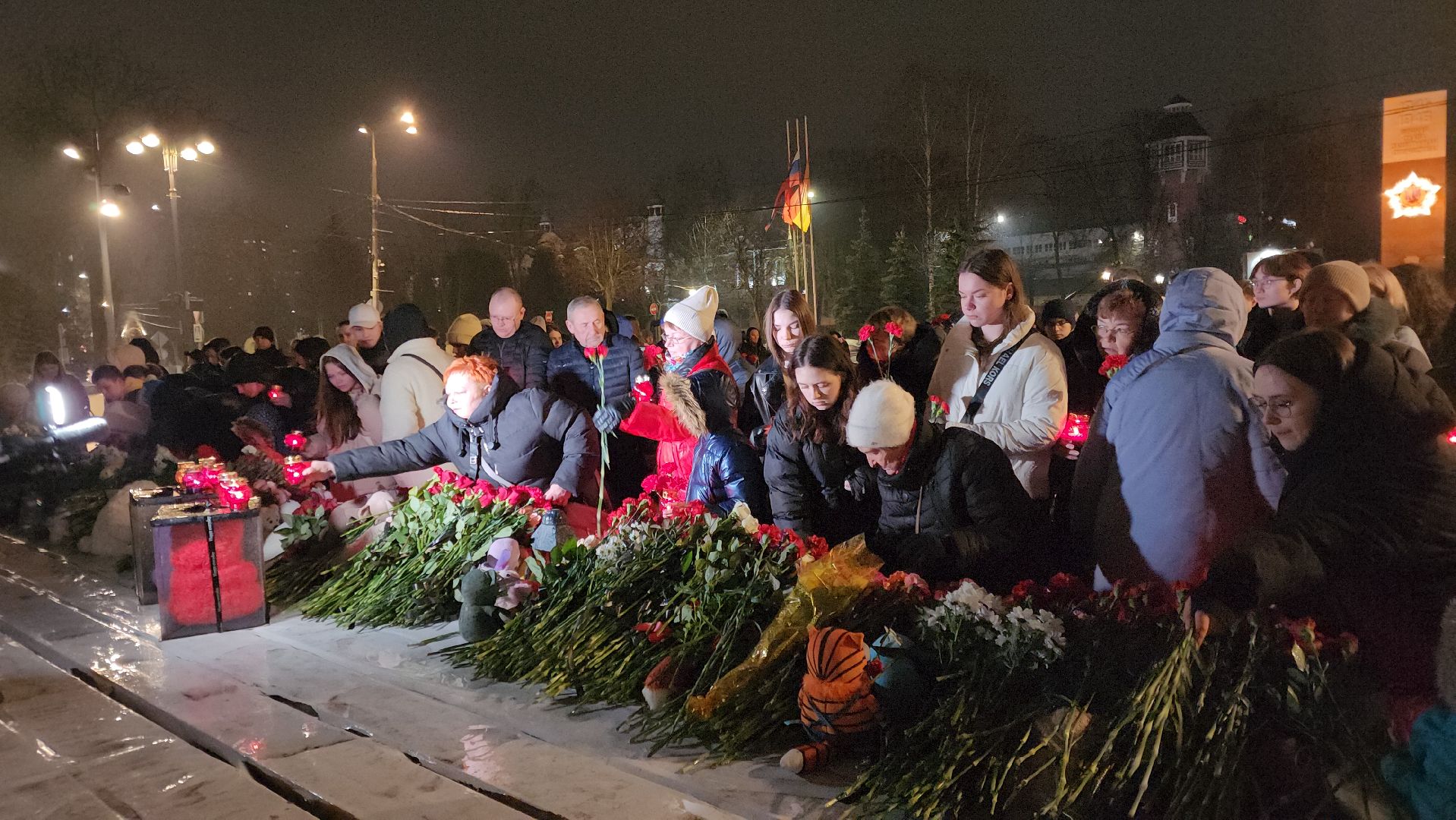 ногинск, свеча памяти, акция свеча памяти, жители, скорбь,теракт,