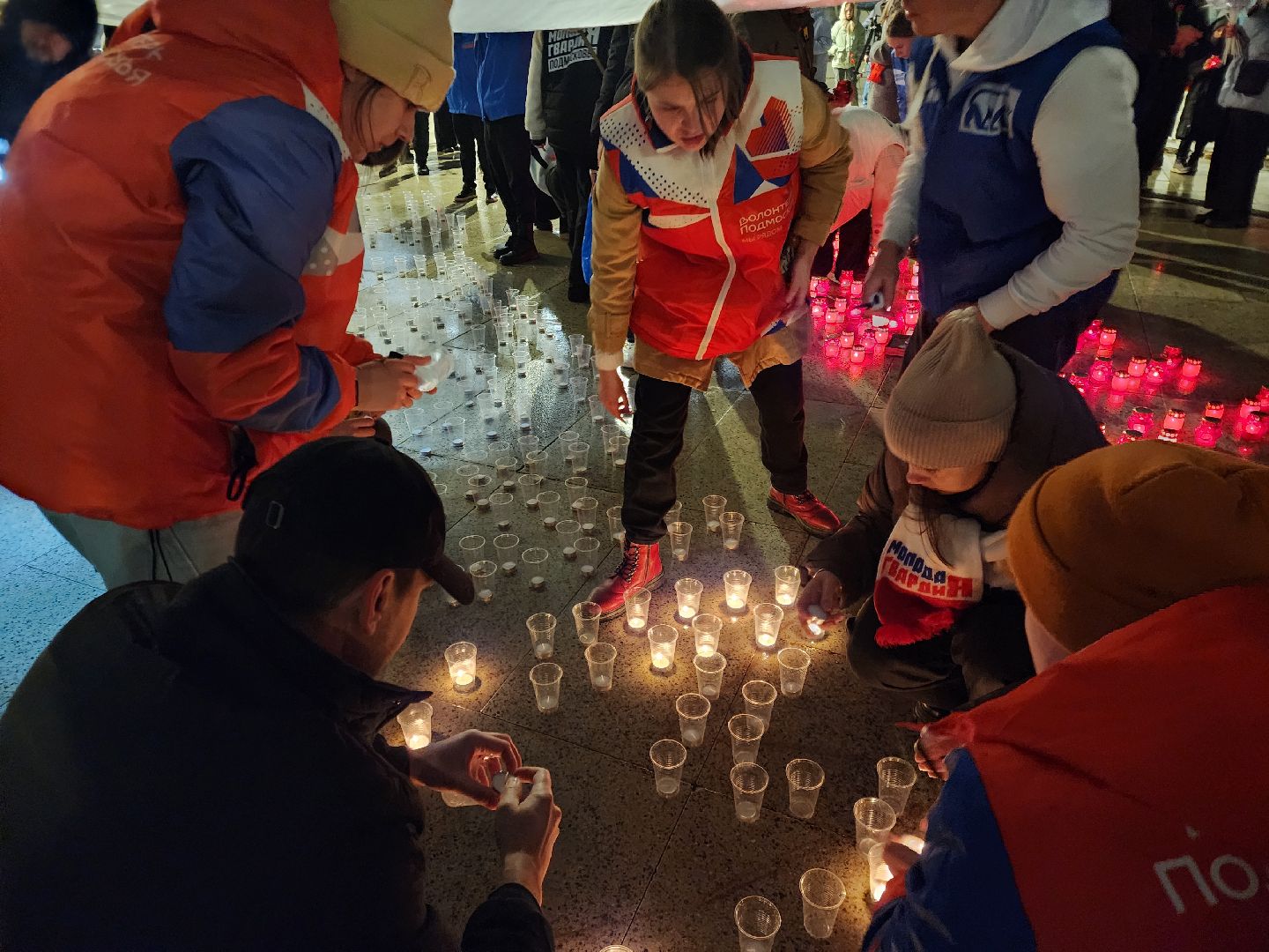 ногинск, свеча памяти, акция свеча памяти, жители, скорбь,теракт,