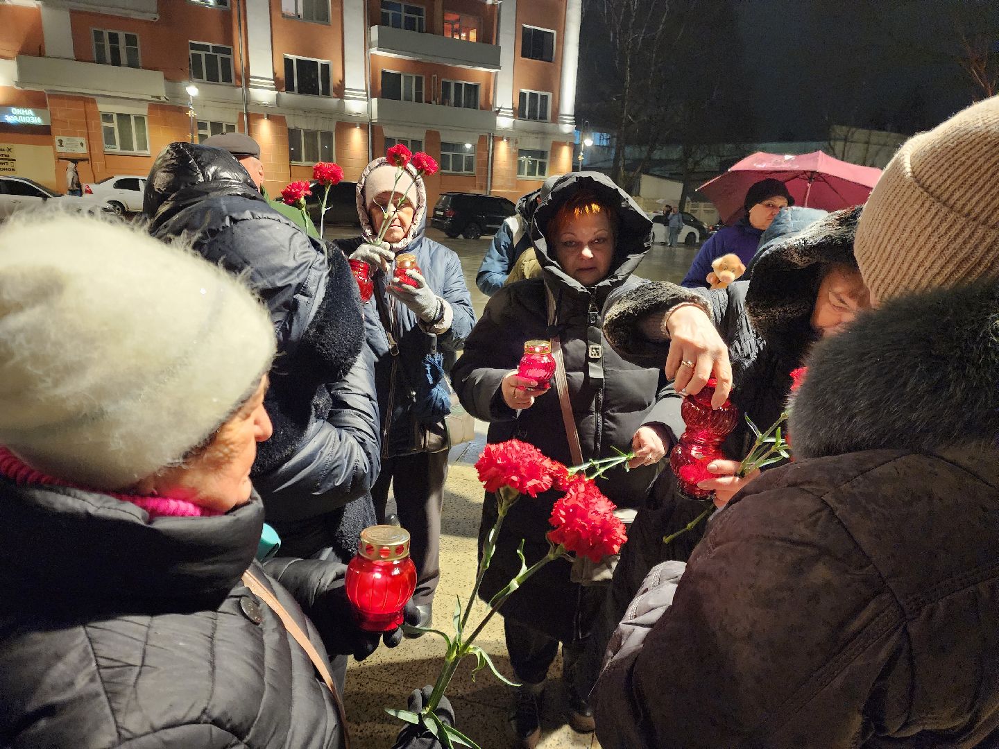 ногинск, свеча памяти, акция свеча памяти, жители, скорбь,теракт,