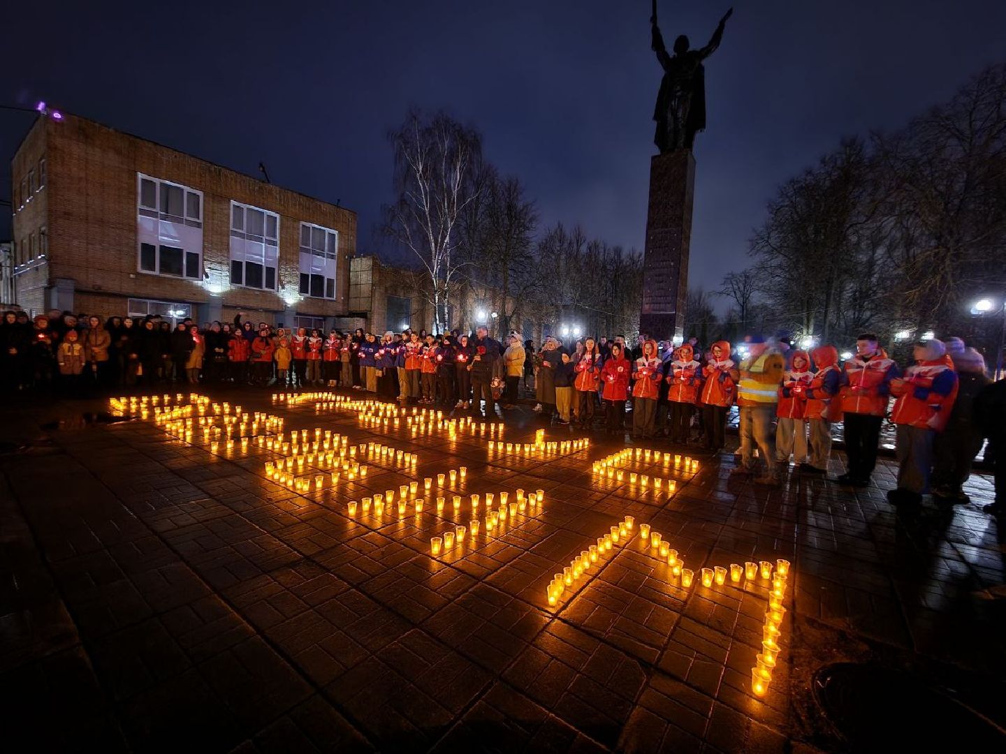 можайск, можайский городской округ, подмосковье, свеча памяти, память, теракт, свечи, теракт в крокус сити холле,