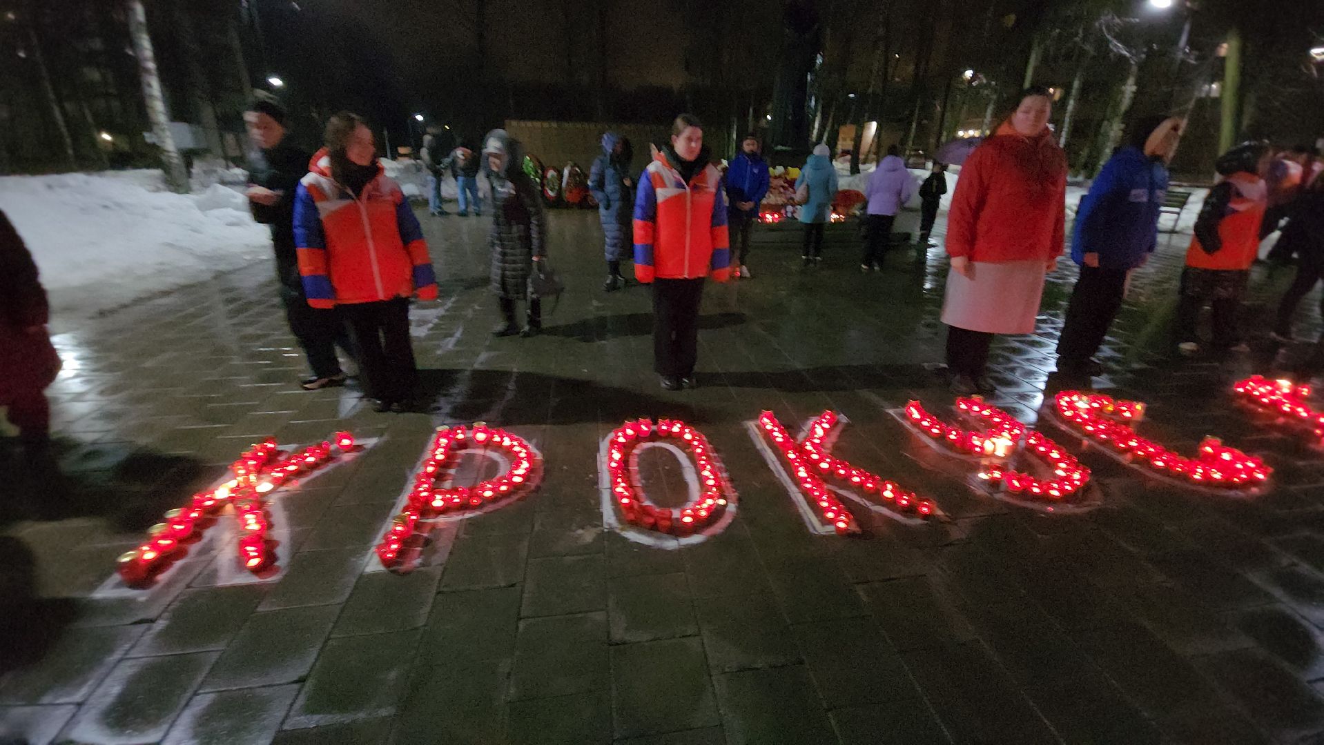 долгопрудный, свеча памяти, крокус, волонтеры, молодежный парламент,теракт,