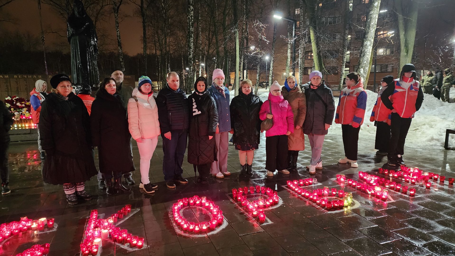 долгопрудный, свеча памяти, крокус, волонтеры, молодежный парламент,теракт,